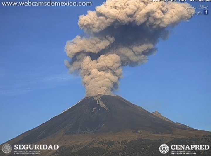 Popocatépetl 2019
