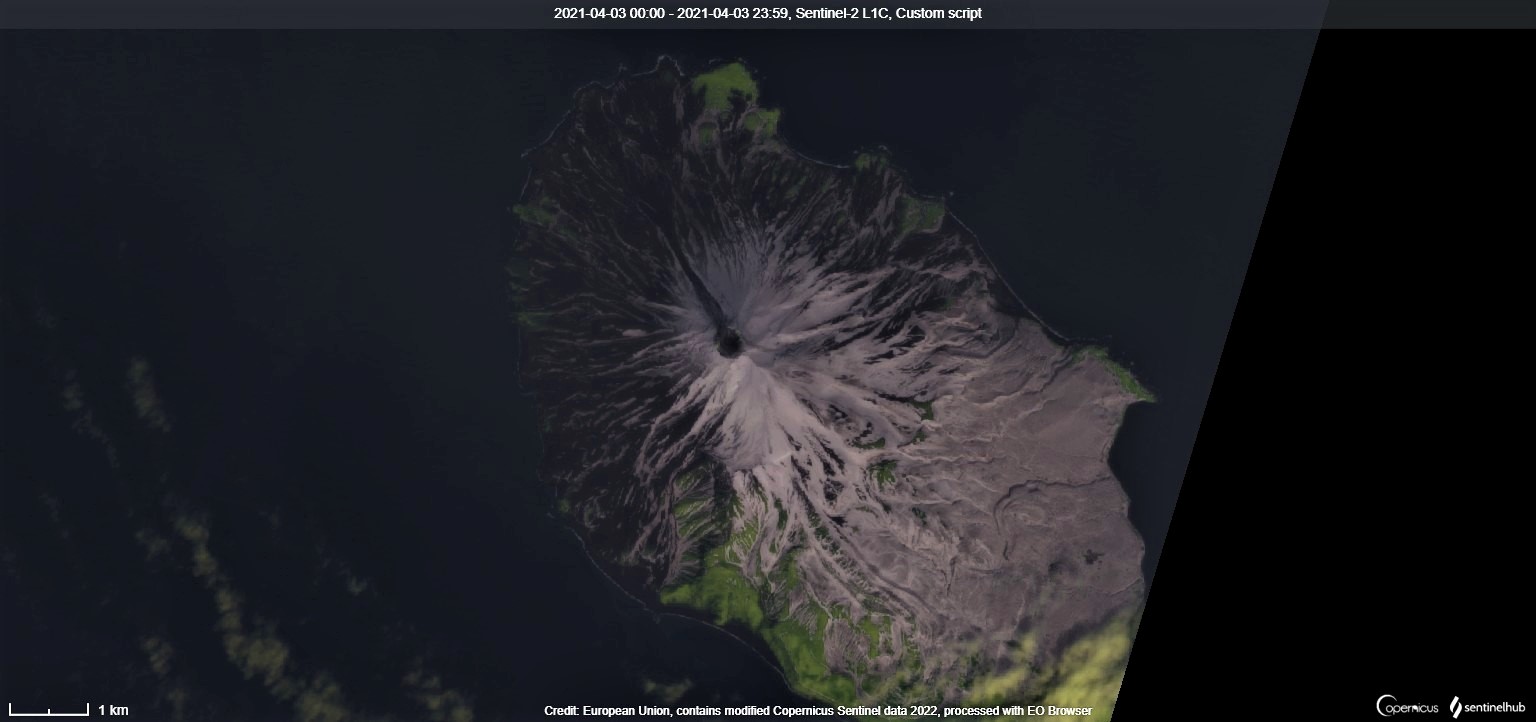 Sarychev Peak 2021