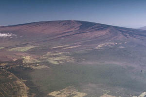 Volcán en escudo